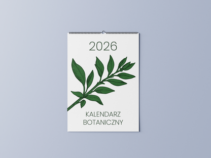 botaniczny - kalendarz ścienny A3 2026