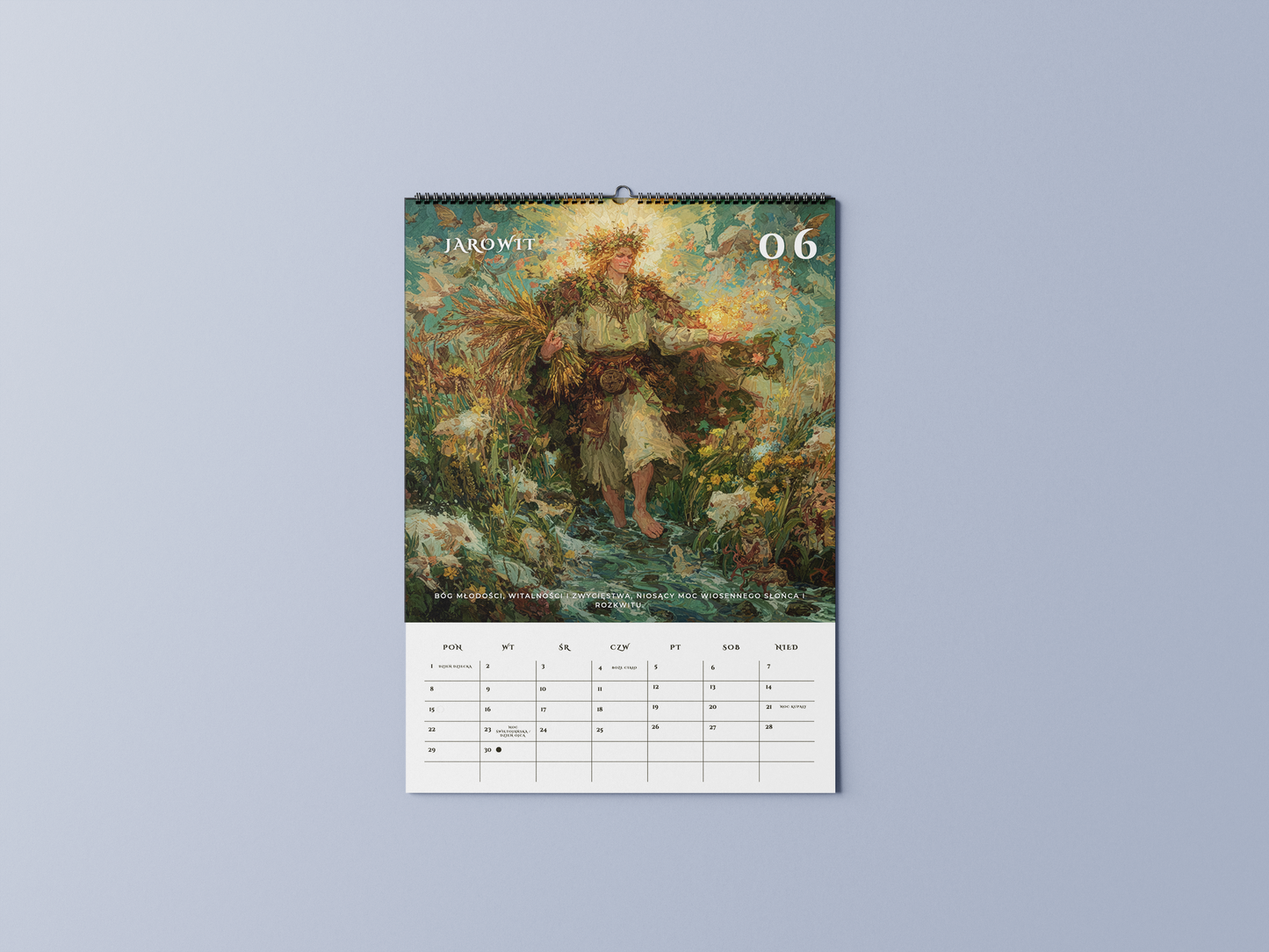 słowiański - kalendarz ścienny A3 2026