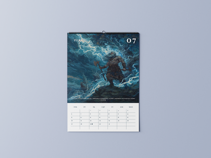 słowiański - kalendarz ścienny A3 2026