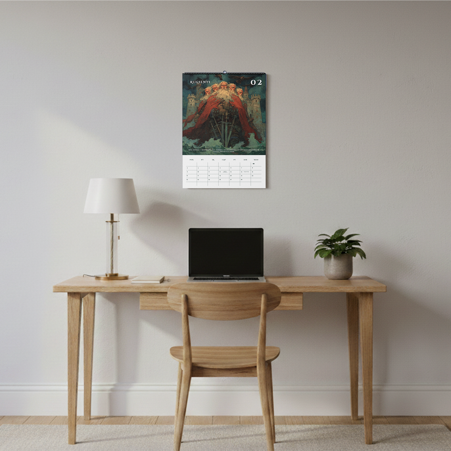 słowiański - kalendarz ścienny A3 2026